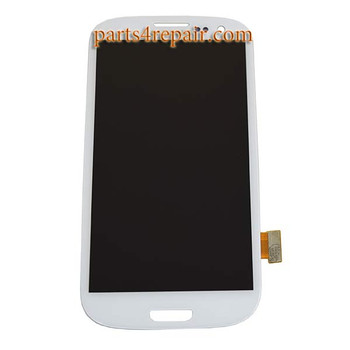 Complete Screen Assembly without Bezel for Samsung I9300 Galaxy S III -White Complete Screen Assembly without Bezel for Samsung I9300 Galaxy S III -White