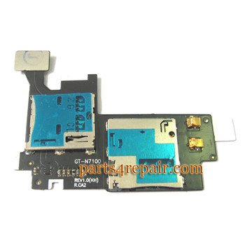 Samsung Galaxy Note II N7100 SIM Holder Flex Cable from www.parts4repair.com Samsung Galaxy Note II N7100 SIM Holder Flex Cable from www.parts4repair.com