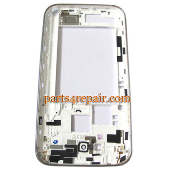Samsung Galaxy Note II N7100 Middle Cover with Side Keys -White Samsung Galaxy Note II N7100 Middle Cover with Side Keys -White
