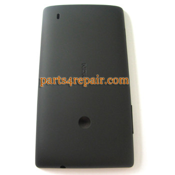 Back Cover for Nokia Lumia 520 -Black from www.parts4repair.com Back Cover for Nokia Lumia 520 -Black from www.parts4repair.com