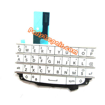 Keypad Board with Flex Cable for BlackBerry Q10 -White from www.parts4repair.com Keypad Board with Flex Cable for BlackBerry Q10 -White from www.parts4repair.com