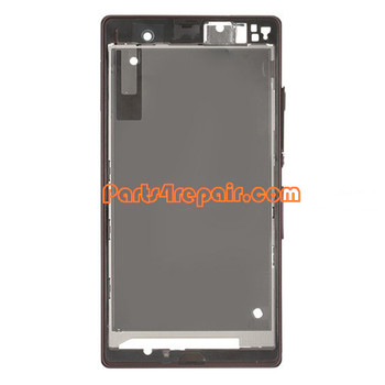 Front Housing Cover for Sony Xperia Z L36H -Black Front Housing Cover for Sony Xperia Z L36H -Black