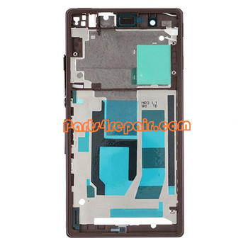 Front Housing Cover for Sony Xperia Z L36H -Black Front Housing Cover for Sony Xperia Z L36H -Black