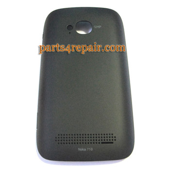 Back Cover for Nokia Lumia 710 -Black from www.parts4repair.com Back Cover for Nokia Lumia 710 -Black from www.parts4repair.com