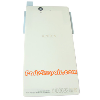 Back Cover for Sony Xperia Z L36H -White Back Cover for Sony Xperia Z L36H -White