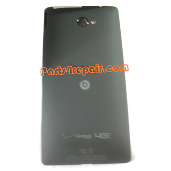 Back Cover for HTC 8X (Verizon Version)-Black Back Cover for HTC 8X (Verizon Version)-Black