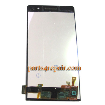 Complete Screen Assembly for Huawei Ascend P6 -Black Complete Screen Assembly for Huawei Ascend P6 -Black