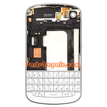 Full Housing Cover for BlackBerry Q10 -White Full Housing Cover for BlackBerry Q10 -White