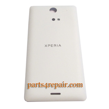 Back Cover for Sony Xperia ZR M36H -White from www.parts4repair.com Back Cover for Sony Xperia ZR M36H -White from www.parts4repair.com