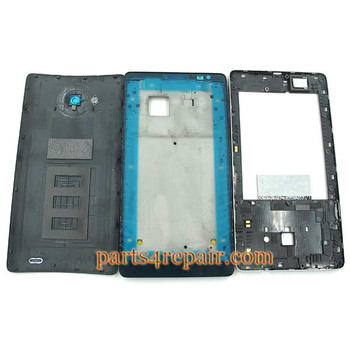 Full Housing Cover for Huawei Ascend Mate MT1-U06 -Black Full Housing Cover for Huawei Ascend Mate MT1-U06 -Black