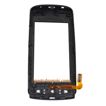 Touch Screen Digitizer with Bezel for Nokia 500 Touch Screen Digitizer with Bezel for Nokia 500