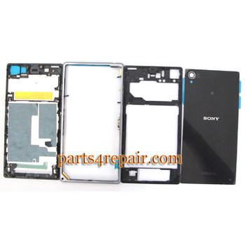 Full Housing Cover for Sony Xperia Z1 L39H -Black Full Housing Cover for Sony Xperia Z1 L39H -Black
