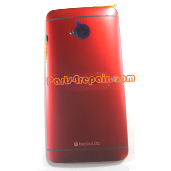 Back Cover for HTC One -Red from www.parts4repair.com Back Cover for HTC One -Red from www.parts4repair.com