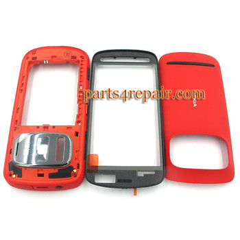 Full Housing Cover for Nokia 808 Pureview -Red Full Housing Cover for Nokia 808 Pureview -Red