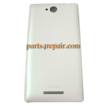 Back Cover for Sony Xperia C S39H -White Back Cover for Sony Xperia C S39H -White