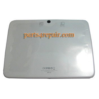 Back Cover for Samsung Galaxy Tab 3 10.1 P5200 (3G Version) -White Back Cover for Samsung Galaxy Tab 3 10.1 P5200 (3G Version) -White