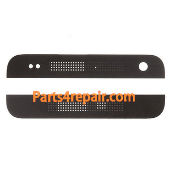 Top and Bottom Cover for HTC One mini M4 -Black from www.parts4repair.com Top and Bottom Cover for HTC One mini M4 -Black from www.parts4repair.com