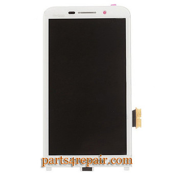 Complete Screen Assembly with Front Bezel for BlackBerry Z30 -White (for Verizon) Complete Screen Assembly with Front Bezel for BlackBerry Z30 -White (for Verizon)