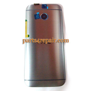 Back Cover with Side Keys for HTC One M8 -Gray Back Cover with Side Keys for HTC One M8 -Gray