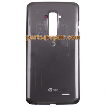 Back Cover for LG G Flex D950 (for AT&T) -Black from www.parts4repair.com Back Cover for LG G Flex D950 (for AT&T) -Black from www.parts4repair.com