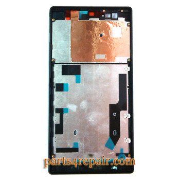 Front Housing Cover for Sony Xperia T2 Ultra -Black from www.parts4repair.com Front Housing Cover for Sony Xperia T2 Ultra -Black from www.parts4repair.com