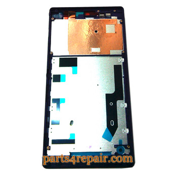 Front Housing Cover for Sony Xperia T2 Ultra -Purple Front Housing Cover for Sony Xperia T2 Ultra -Purple