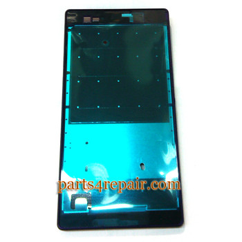 Front Housing Cover for Sony Xperia T2 Ultra -Purple Front Housing Cover for Sony Xperia T2 Ultra -Purple