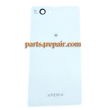Back Cover for Sony Xperia Z1 Compact mini -White from www.parts4repair.com Back Cover for Sony Xperia Z1 Compact mini -White from www.parts4repair.com