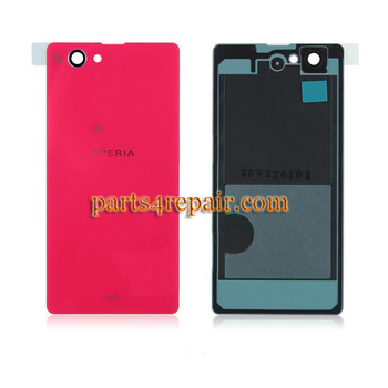Back Cover for Sony Xperia Z1 Compact mini -Pink from www.parts4repair.com Back Cover for Sony Xperia Z1 Compact mini -Pink from www.parts4repair.com