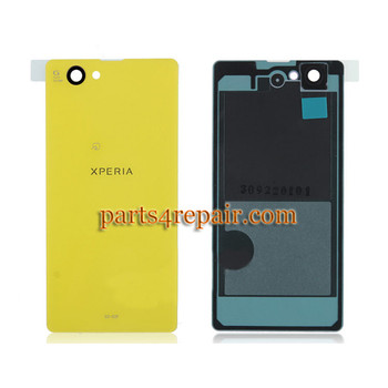 Back Cover for Sony Xperia Z1 Compact mini -Yellow from www.parts4repair.com Back Cover for Sony Xperia Z1 Compact mini -Yellow from www.parts4repair.com