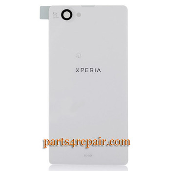 Back Cover for Sony Xperia Z1 Compact mini -White from www.parts4repair.com Back Cover for Sony Xperia Z1 Compact mini -White from www.parts4repair.com
