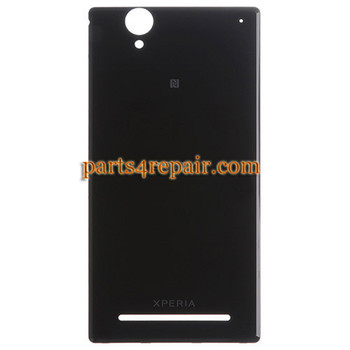Back Cover for Sony Xperia T2 Ultra XM50H -Black from www.parts4repair.com Back Cover for Sony Xperia T2 Ultra XM50H -Black from www.parts4repair.com
