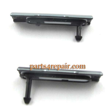 SD Cover & USB Cover for Sony Xperia Z1S L39T -Black (for T-Mobile) SD Cover & USB Cover for Sony Xperia Z1S L39T -Black (for T-Mobile)