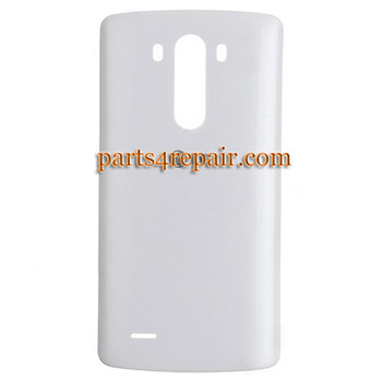 Back Cover for LG G3 D850 (for AT&T) -White from www.parts4repair.com Back Cover for LG G3 D850 (for AT&T) -White from www.parts4repair.com