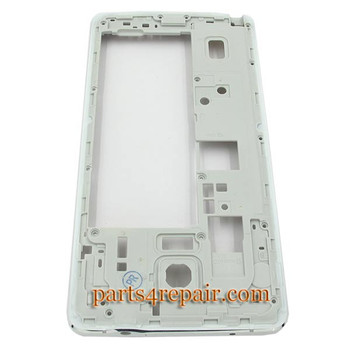 Middle Cover without small parts for Samsung Galaxy Note 4 -White Middle Cover without small parts for Samsung Galaxy Note 4 -White