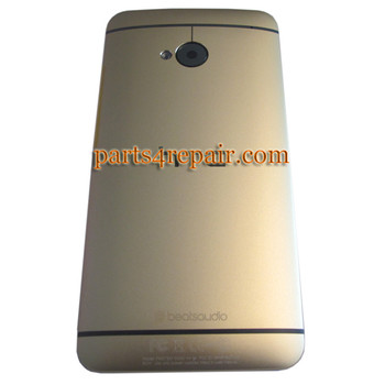 Full Housing Cover for HTC One M7 -Gold Full Housing Cover for HTC One M7 -Gold