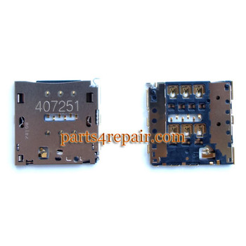 SIM Contact Connector for Huawei Ascend Mate 7 MT7-T10 from www.parts4repair.com SIM Contact Connector for Huawei Ascend Mate 7 MT7-T10 from www.parts4repair.com