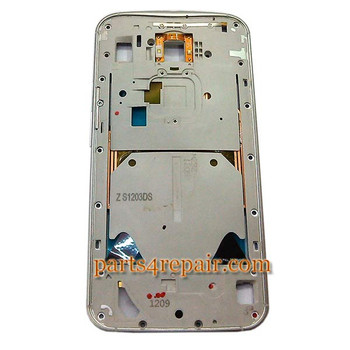 Middle Plate for Motorola Moto X 2014 (2nd Gen) -White from www.parts4repair.com Middle Plate for Motorola Moto X 2014 (2nd Gen) -White from www.parts4repair.com