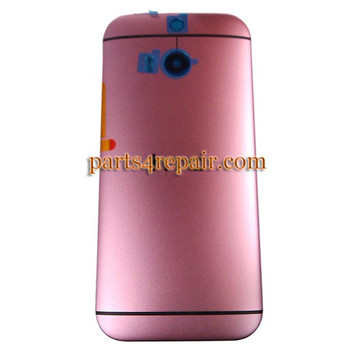 Back Cover with Side Keys for HTC One M8 -Pink Back Cover with Side Keys for HTC One M8 -Pink