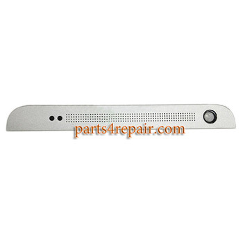 Top Cover & Bottom Cover for HTC One Max -Silver Top Cover & Bottom Cover for HTC One Max -Silver