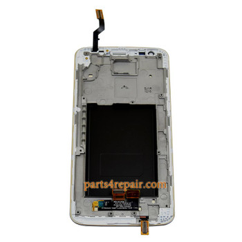 Complete Screen Assembly with Bezel for LG G2 F320 F320S F320L(for Korea) -White Complete Screen Assembly with Bezel for LG G2 F320 F320S F320L(for Korea) -White