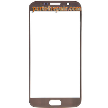Front Glass for Samsung Galaxy S6 All Versions -Gold Front Glass for Samsung Galaxy S6 All Versions -Gold