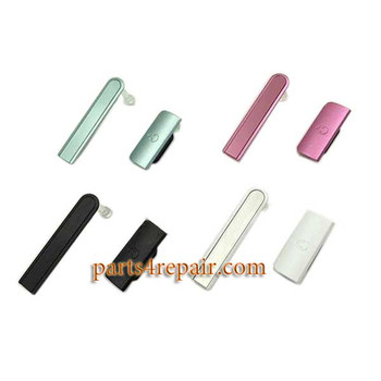 USB Cover and Earphone Cover for Sony Xperia ZR M36H -Pink USB Cover and Earphone Cover for Sony Xperia ZR M36H -Pink