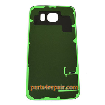 Back Cover with Adhesive for Samsung Galaxy S6 All Versions -Black Back Cover with Adhesive for Samsung Galaxy S6 All Versions -Black