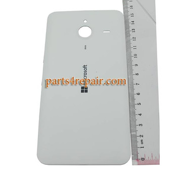 Back Cover with Side Keys for Microsoft Lumia 640 XL (Matte Surface) -White Back Cover with Side Keys for Microsoft Lumia 640 XL (Matte Surface) -White