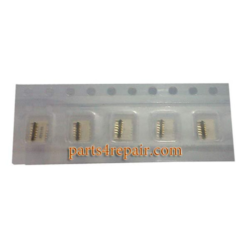 10pin Touch Screen FPC Connector for Samsung Galaxy S6 All Versions -5pcs