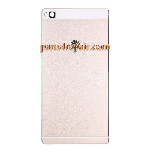 Back Cover with Side keys for Huawei P8 -Gold