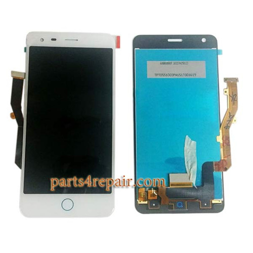 Complete Screen Assembly for ZTE Blade S6 Plus (Q7) from www.parts4repair.com