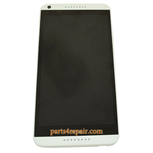 Complete Screen Assembly with Bezel for HTC Desire 816G from www.parts4repair.com