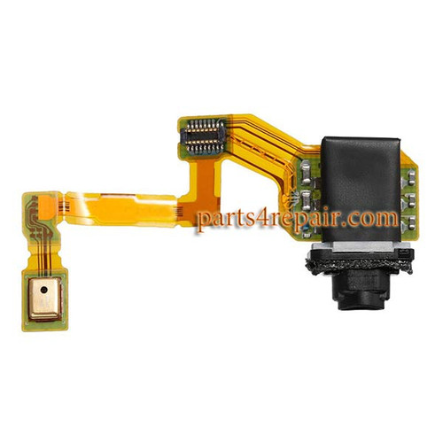 Earphone Jack Flex Cable for Sony Xperia Z5 from www.parts4repair.com
